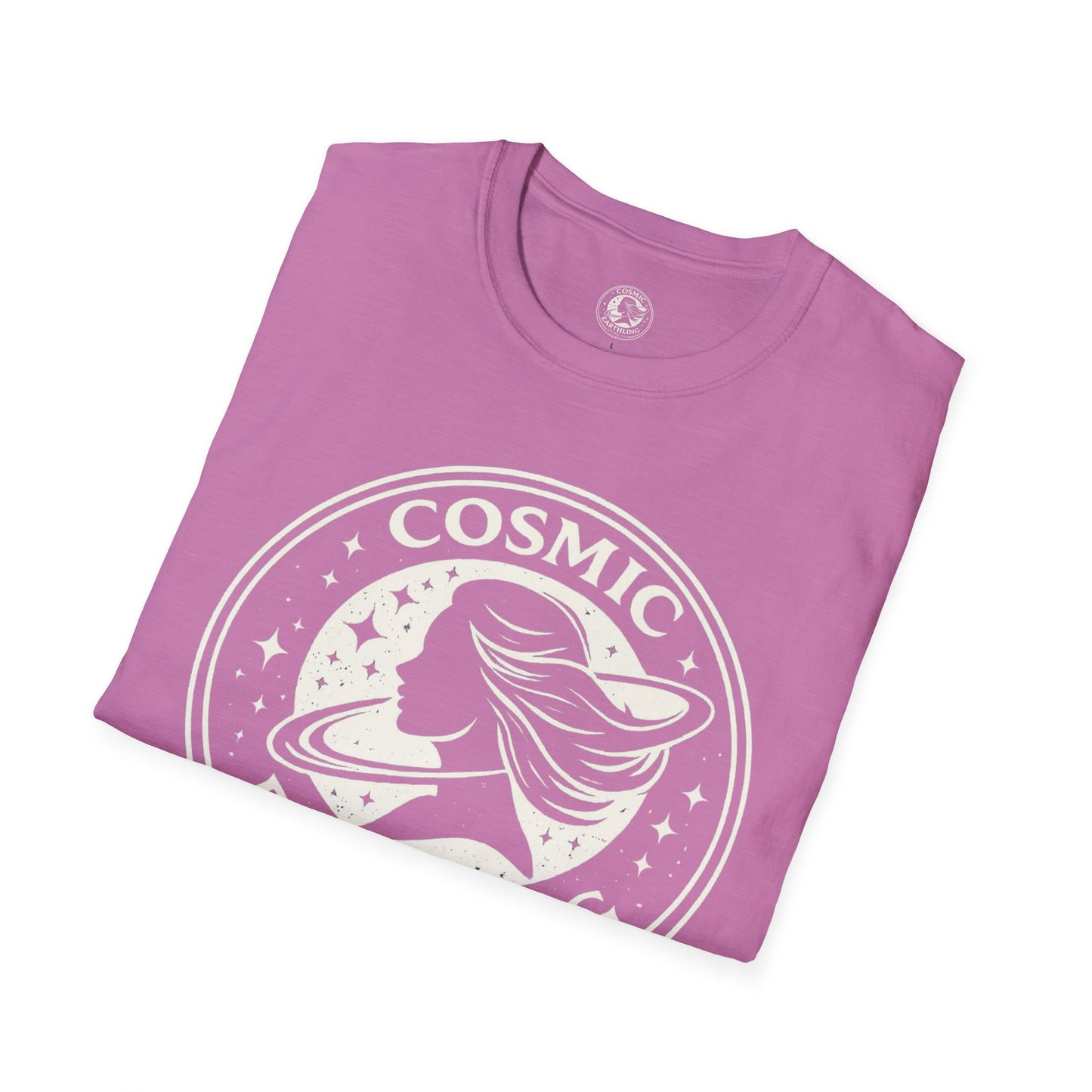 Cosmic Earthling Logo Unisex Softstyle T-Shirt